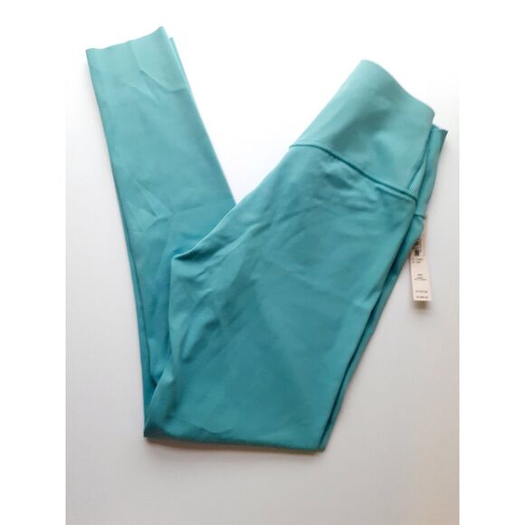 Victoria's Secret TurquoiseTeal High Compression 360° Stretch 7/8 Leggings M NWT - Picture 3 of 11